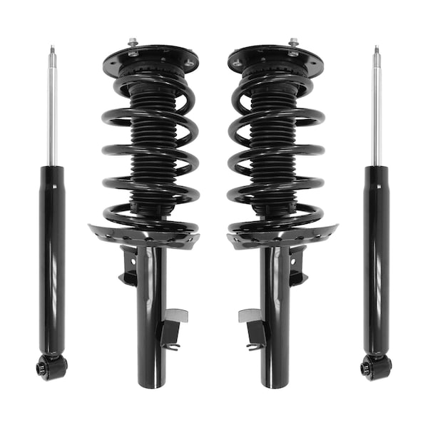 Unity 4-13301-257200-001 Front & Rear Complete Strut Assembly Shock Kit 4-13301-257200-001 - main
